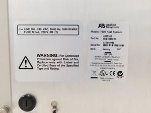Thumbnail image of Applied Biosystems 7500 Fast Real-Time PCR System