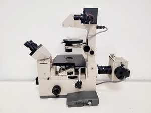 Thumbnail image of Olympus IMT-2 Inverted Microscope w/ 6 x Objectives OCDPLan, SPlan, LWD
