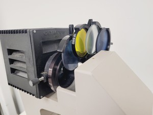 Thumbnail image of Olympus IMT-2 Inverted Microscope w/ 6 x Objectives OCDPLan, SPlan, LWD
