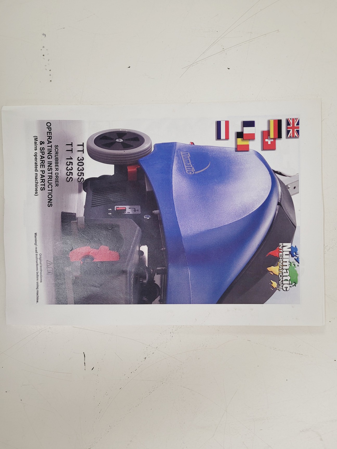 Image of Numatic Floor Scrubber/Dryer Model TT 1535S