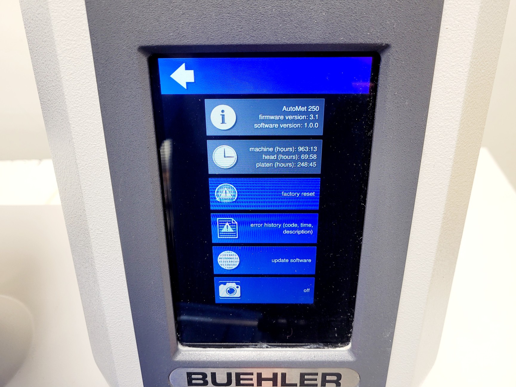 Image of Buehler AutoMet 250 Grinder/Polisher