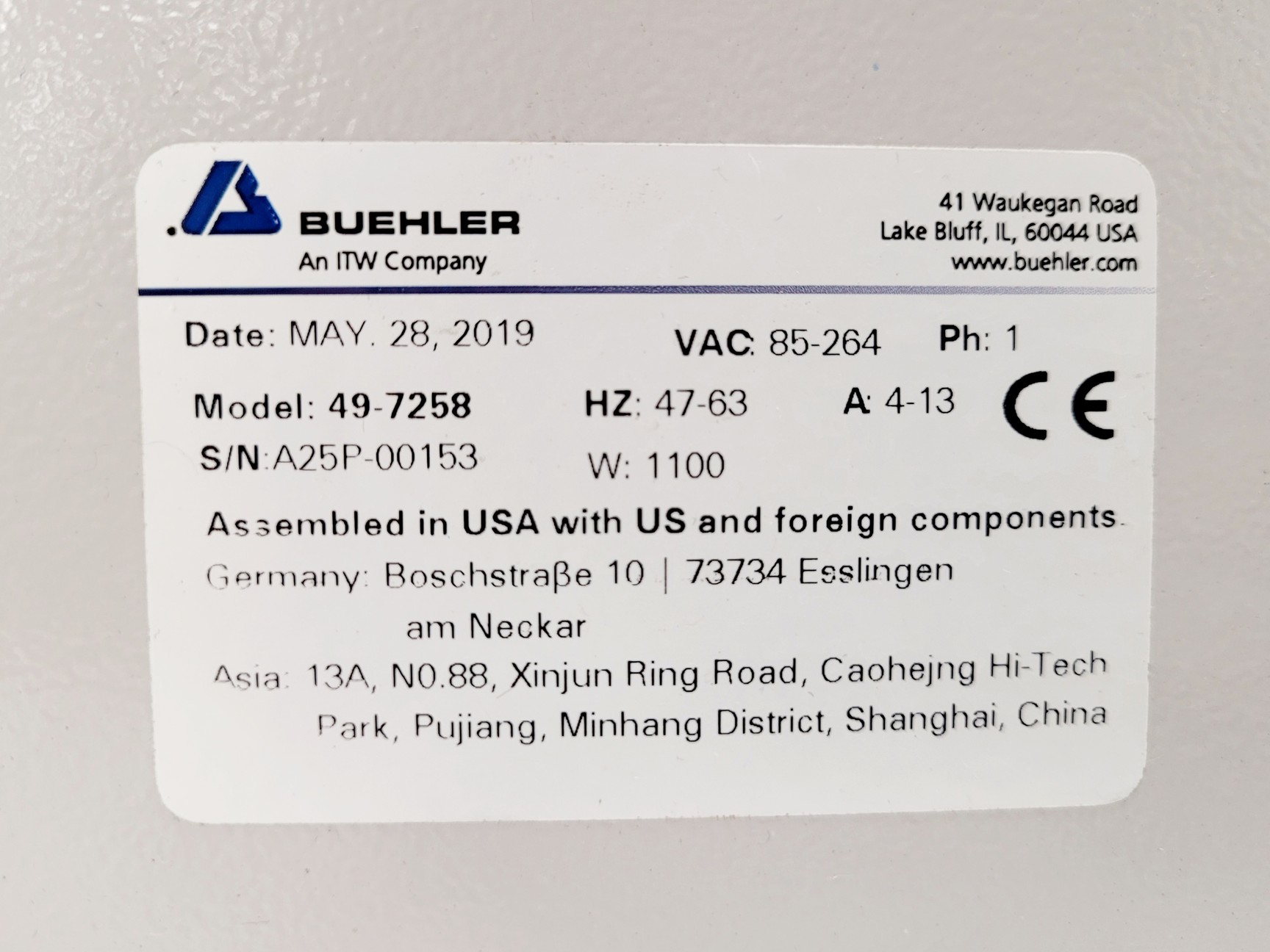 Image of Buehler AutoMet 250 Grinder/Polisher