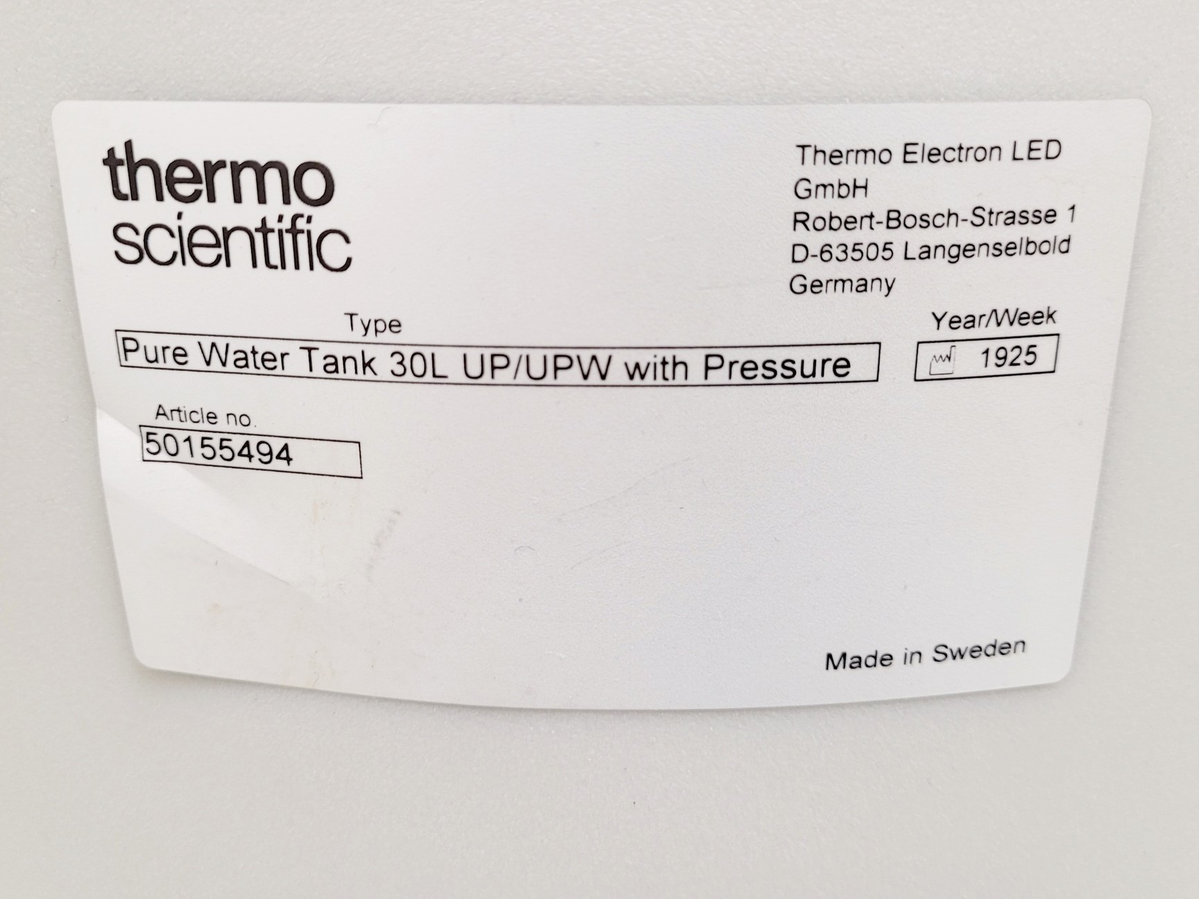 Image of Thermo Scientific Barnstead Smart2Pure Pro Water Purification System