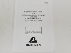 Thumbnail image of Buehler Micromet 5104 Hardness Tester w/ 3 x Objectives M50,M10 & M20 