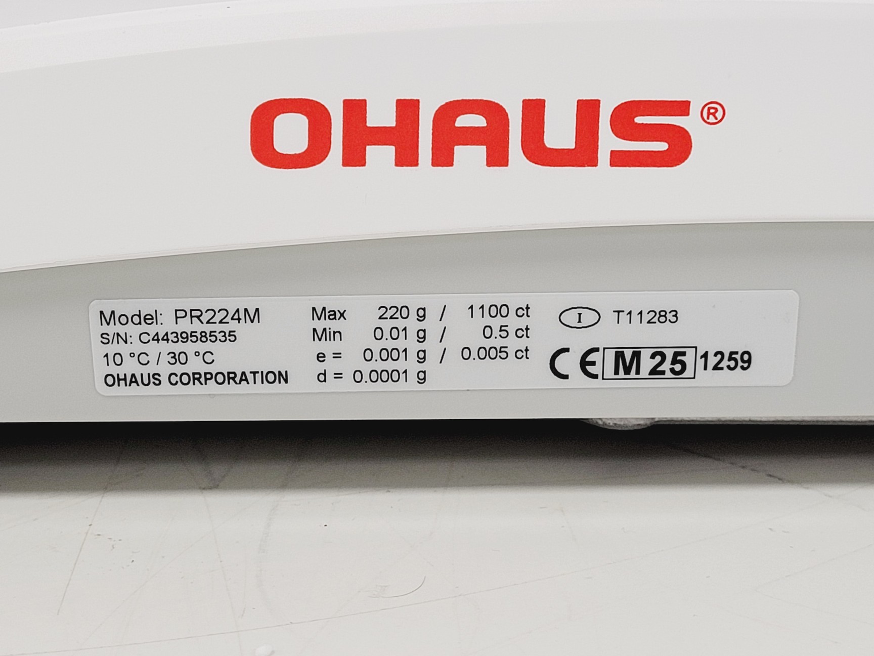 Image of Ohaus PR224M Analytical Balance