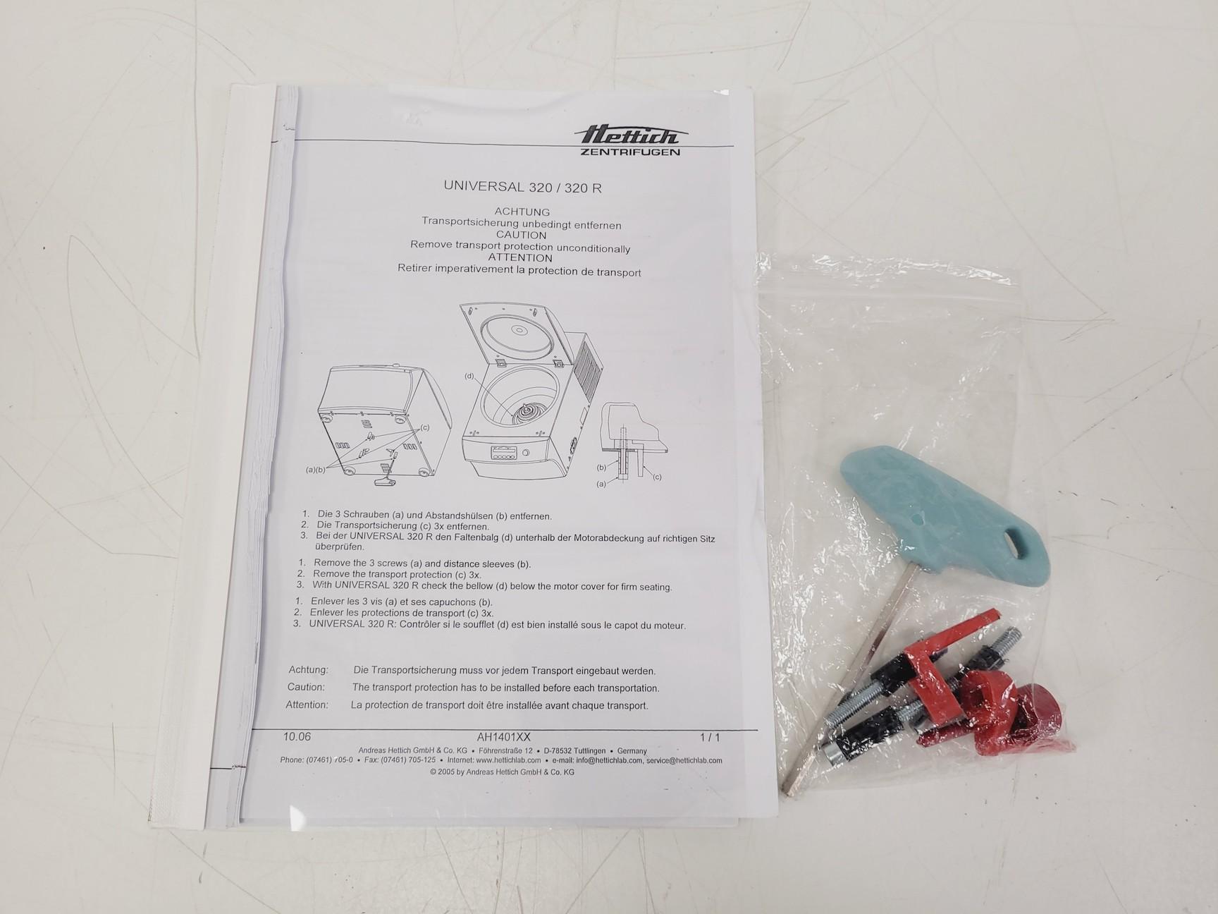 Image of Hettich Universal 320 Benchtop Centrifuge