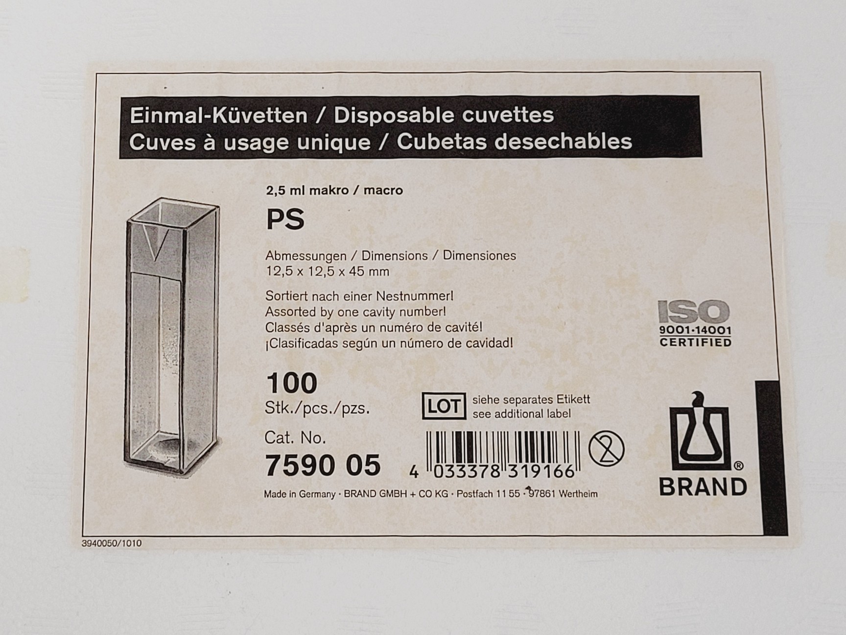 Image of Thermo Scientific GENESYS 20 Visible Spectrophotometer