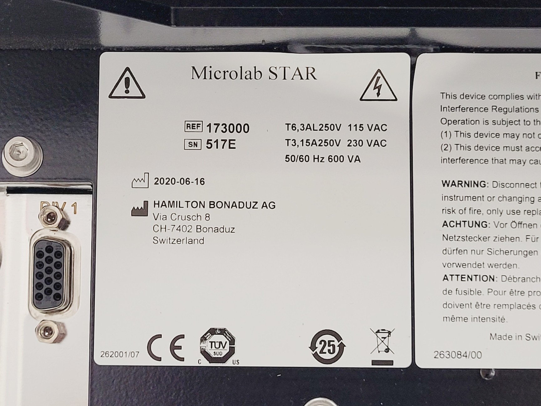 Image of Hamilton Microlab STAR M Liquid Handler System SPAN-8 CO-RE 96 (2020)