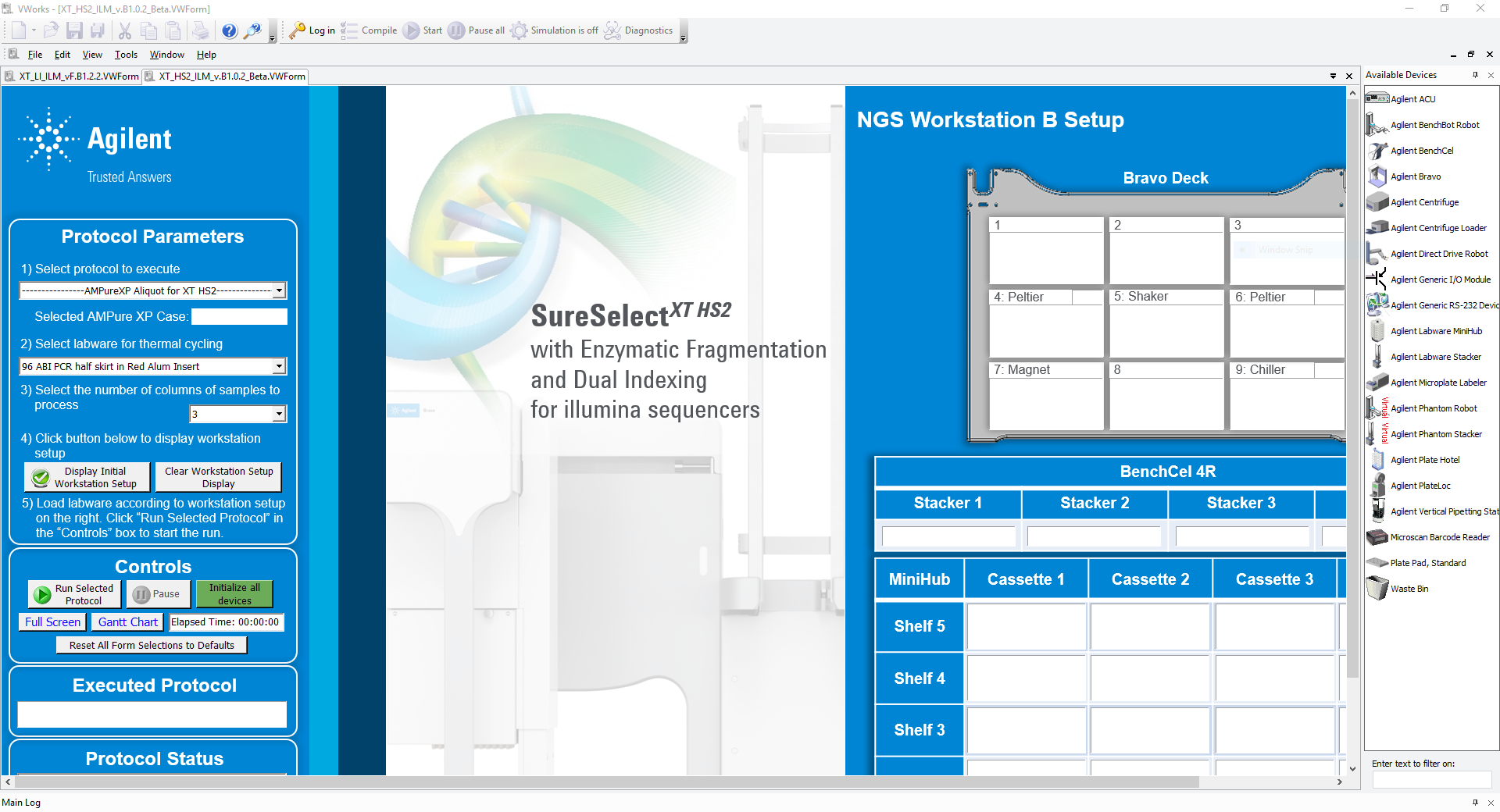 Image of Agilent Bravo Liquid Handling System w/ BenchCel 4R, Labware Minihub and More