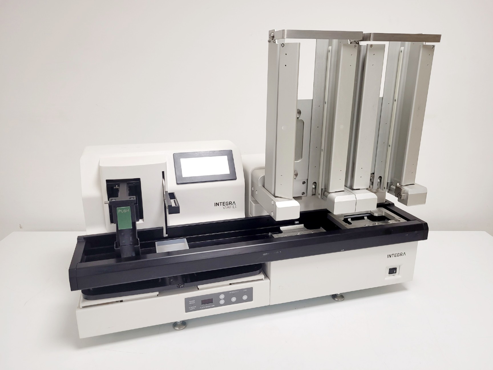 Image of Integra Viafill Dispenser & Stacker w/ 2 x Plate Stacker Short Chimneys 