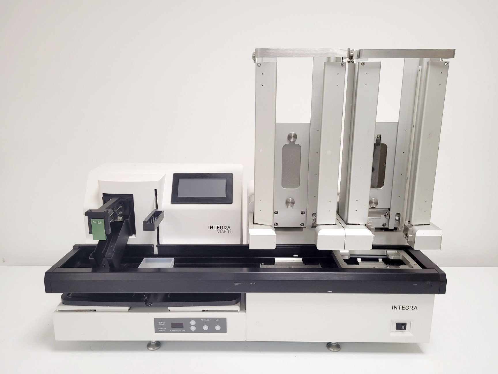 Image of Integra Viafill Dispenser & Stacker w/ 2 x Plate Stacker Short Chimneys 