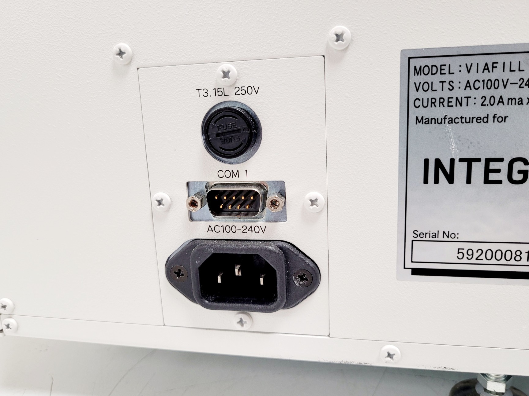 Image of Integra Viafill Dispenser & Stacker Automatic Dispenser Lab