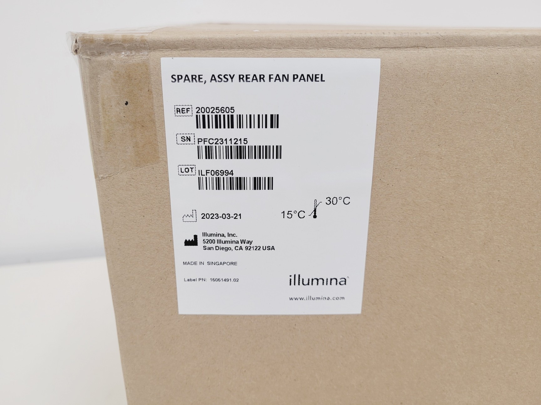 Image of Illumina Spare Assy Rear Fan Panel Spare Parts - Motherboard, Fan Assembly