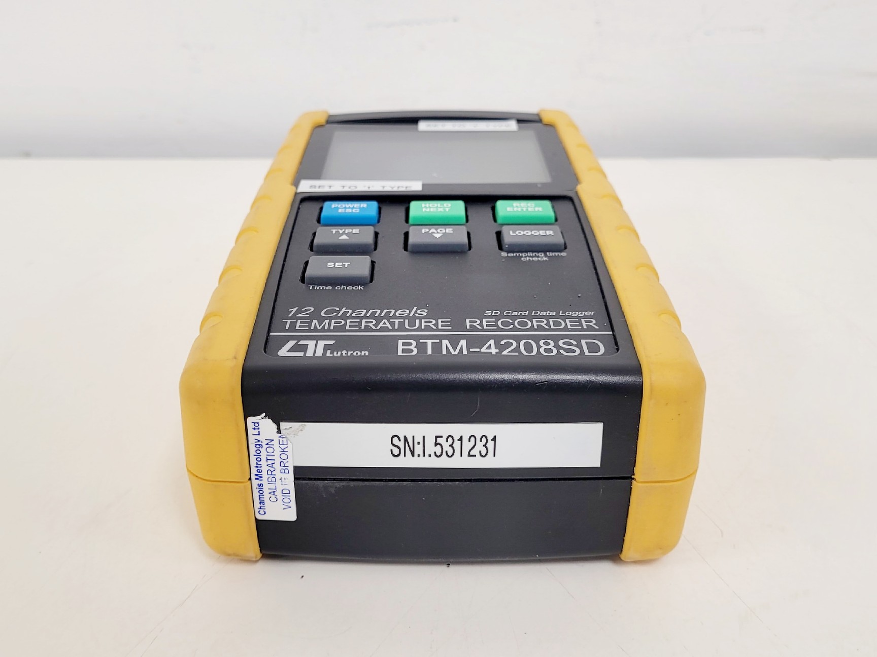 Image of Lutron BTM-4208SD 12 Channel Temperature Recorder