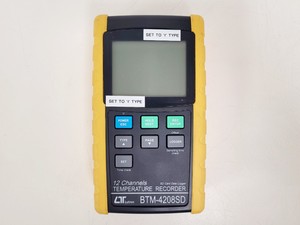 Thumbnail image of Lutron BTM-4208SD 12 Channel Temperature Recorder