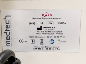 Thumbnail image of Medtech ROSA Robotised Stereotactic Assistant 