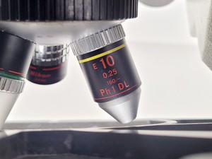Thumbnail image of Nikon TMS Inverted Microscope w/ 3 x Objectives 