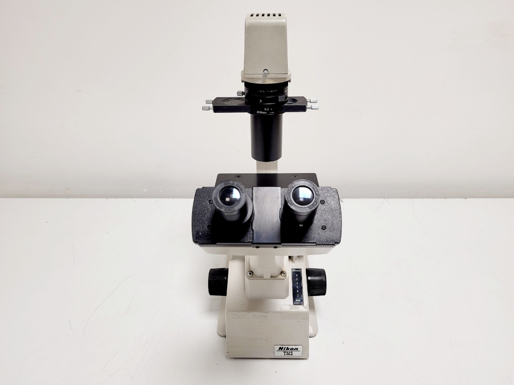Image of Nikon TMS Inverted Microscope w/ 3 x Objectives 
