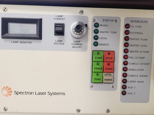 Thumbnail image of Spectron Laser Systems 5L902T w/ Power Supply Lab