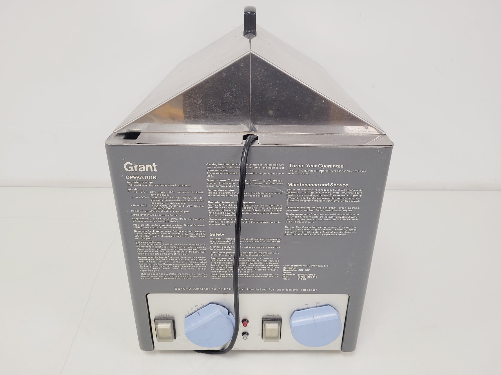 Image of Grant Shaking Water Bath SS40-2