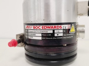 Thumbnail image of BOC Edwards Std Exchange Ext70 DN40NW with Air Cooler ACX70 and Controller