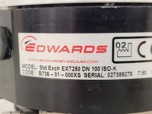 Thumbnail image of Edwards Std Exchange EXT250 DN100 ISO-K and Controller