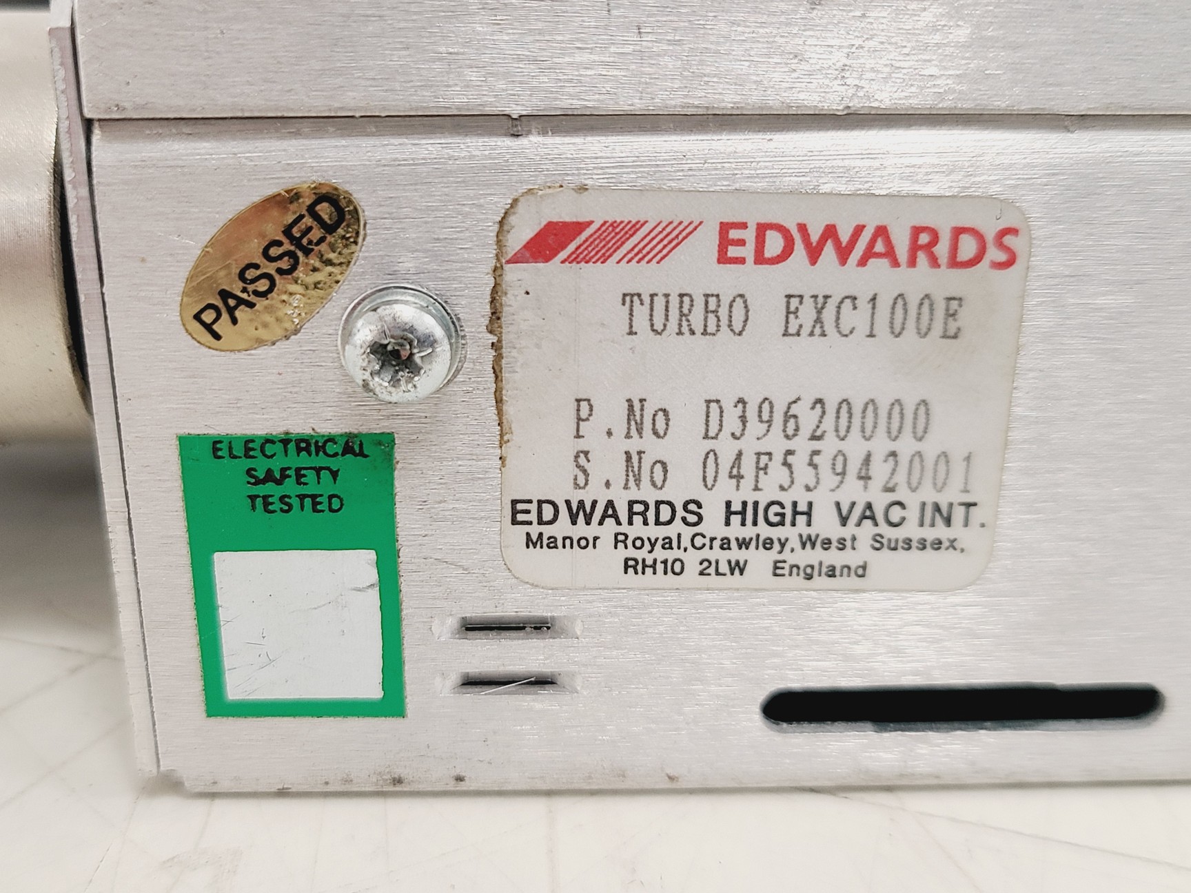 Image of Edwards Turbomolecular pump EXT250/ISO 100 and Controller