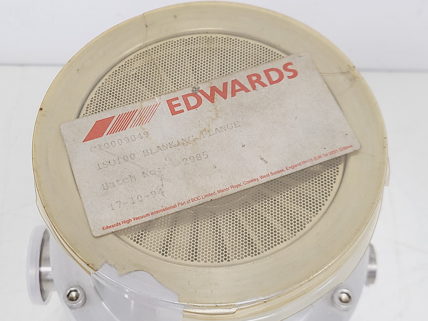 Image of Edwards Turbomolecular pump EXT250/ISO 100 and Controller
