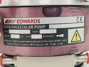 Thumbnail image of Edwards Turbomolecular pump EXT250/ISO 100 and Controller