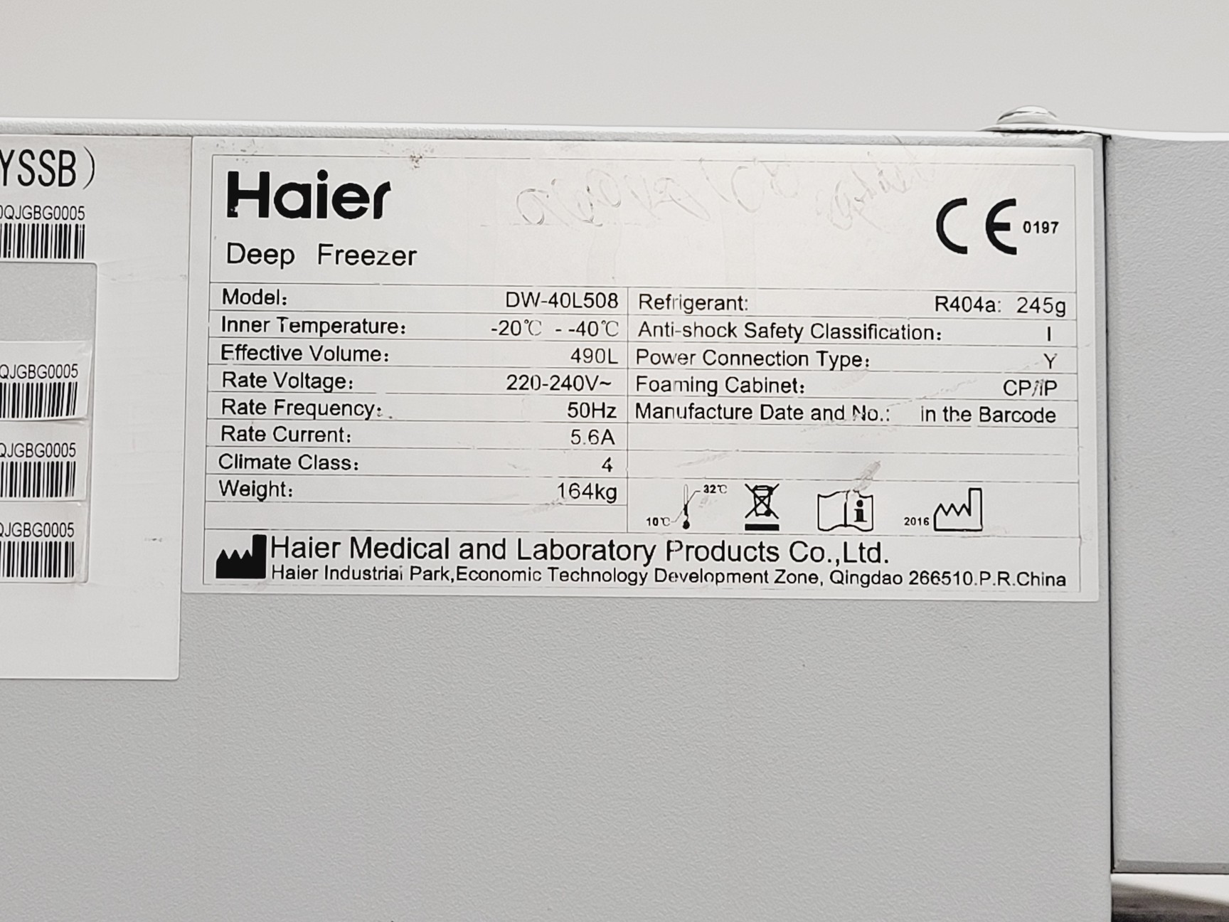 Image of Haier DW-40L508 Deep Freezer