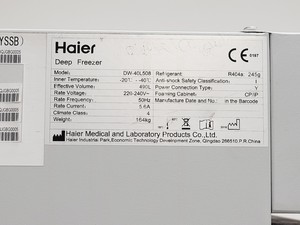 Thumbnail image of Haier DW-40L508 Deep Freezer