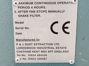 Thumbnail image of P&J Dust Extraction LTD PJD2.5 M Dust Extractor