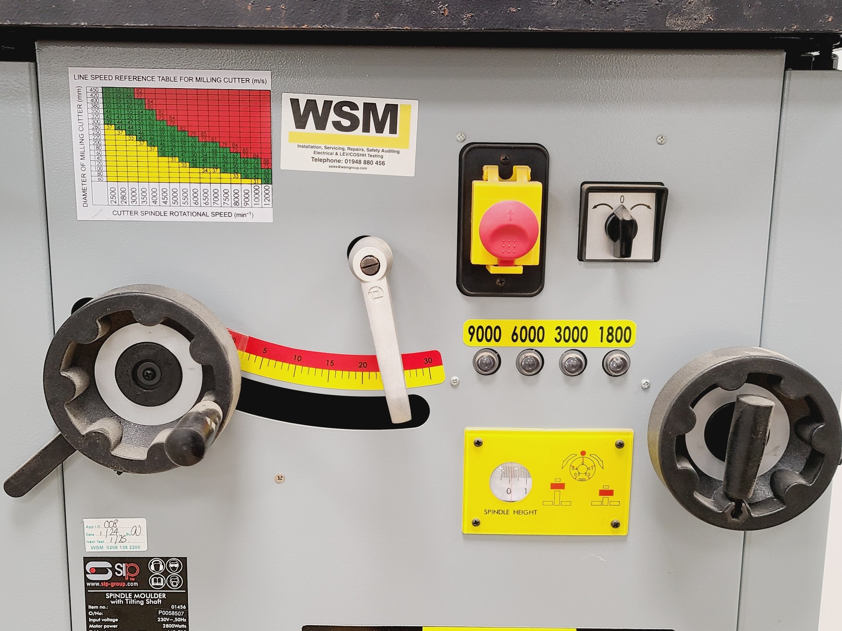 Image of Sip Spindle Moulder with Tilting Shaft No. 01456