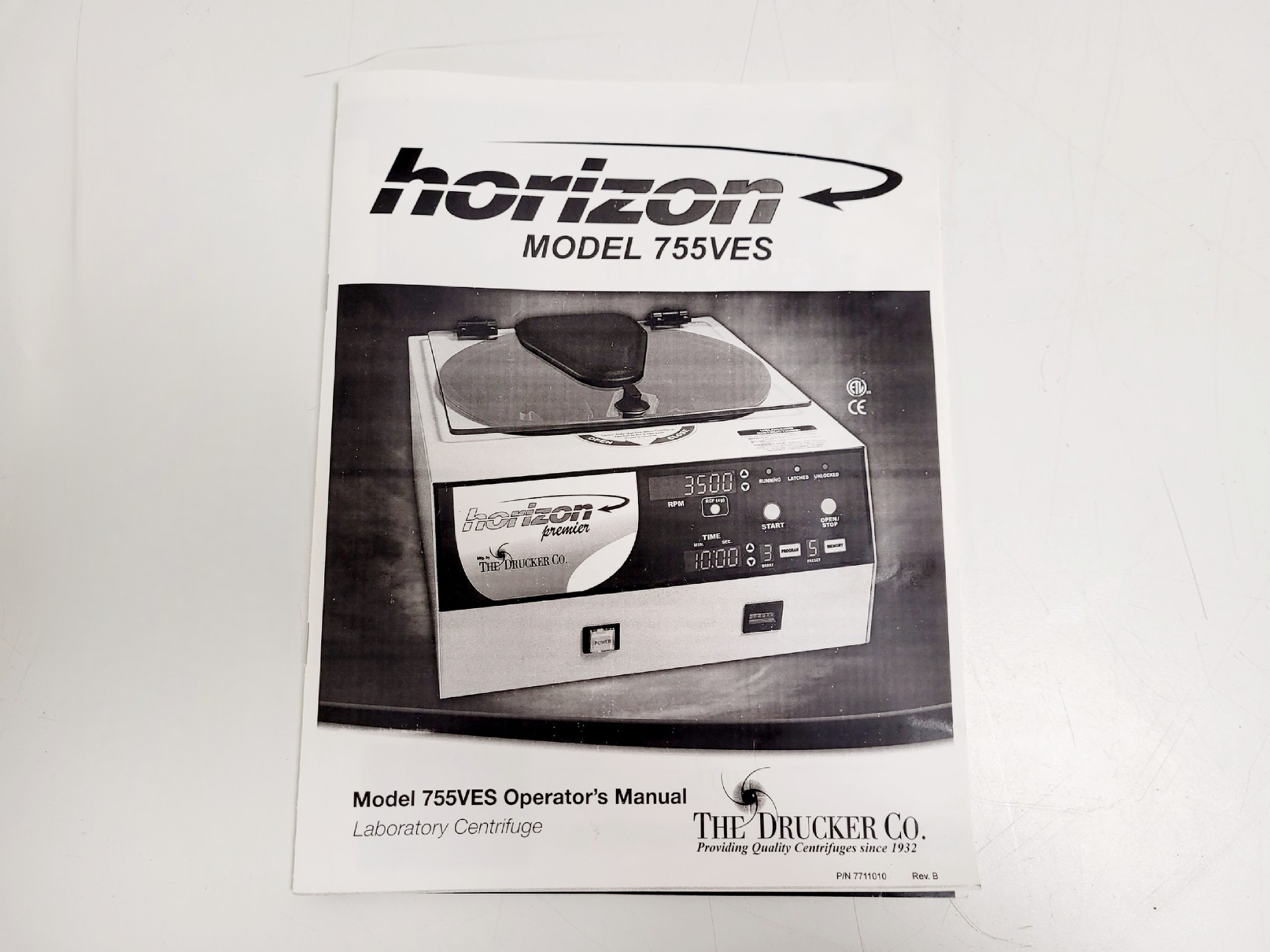 Image of Horizon Model 755VES Benchtop Centrifuge Lab