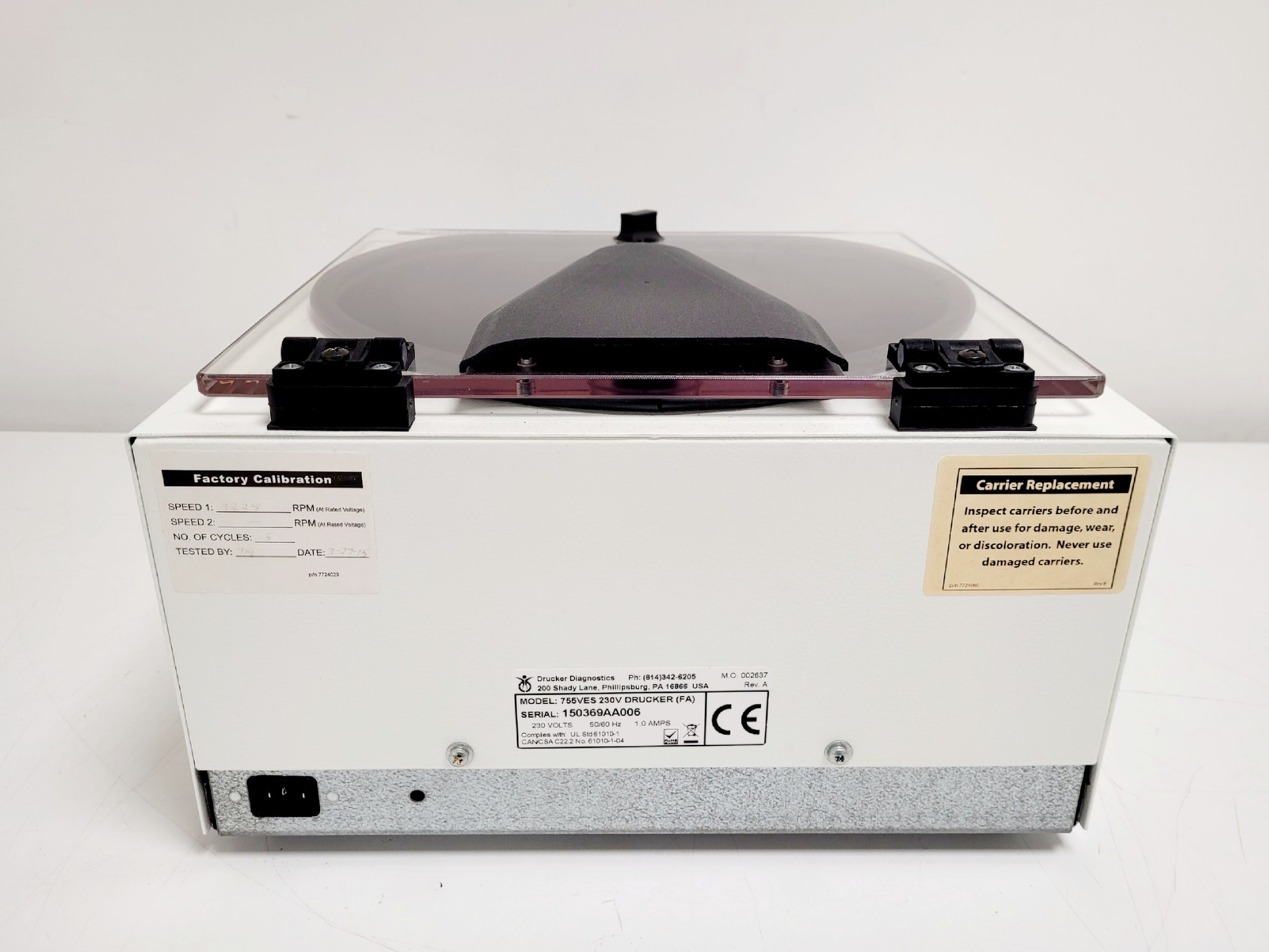 Image of Horizon Model 755VES Benchtop Centrifuge Lab