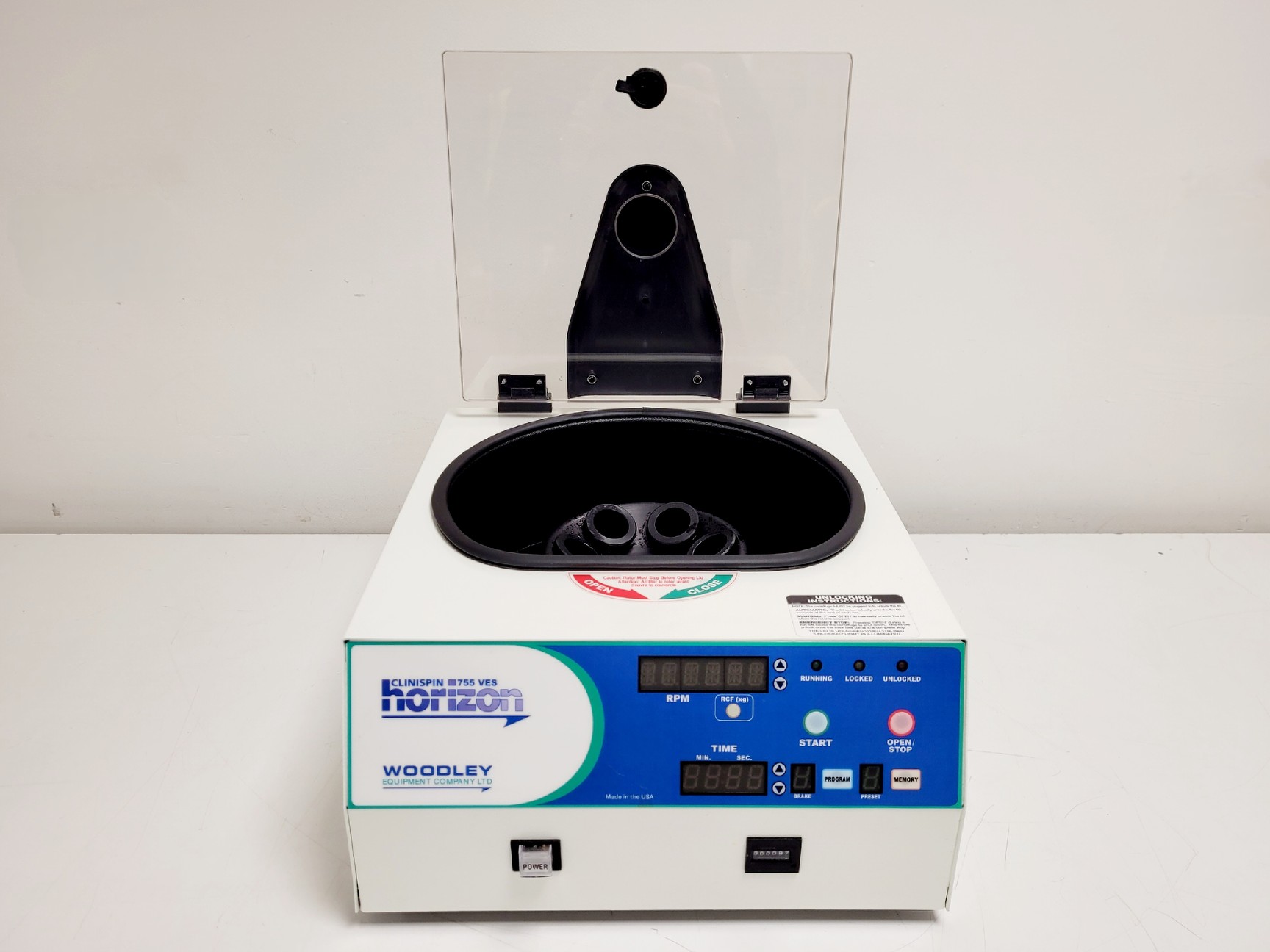 Image of Horizon Model 755VES Benchtop Centrifuge Lab