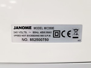 Thumbnail image of Janome Memory Craft 350 Sewing/Embroidery Machine 