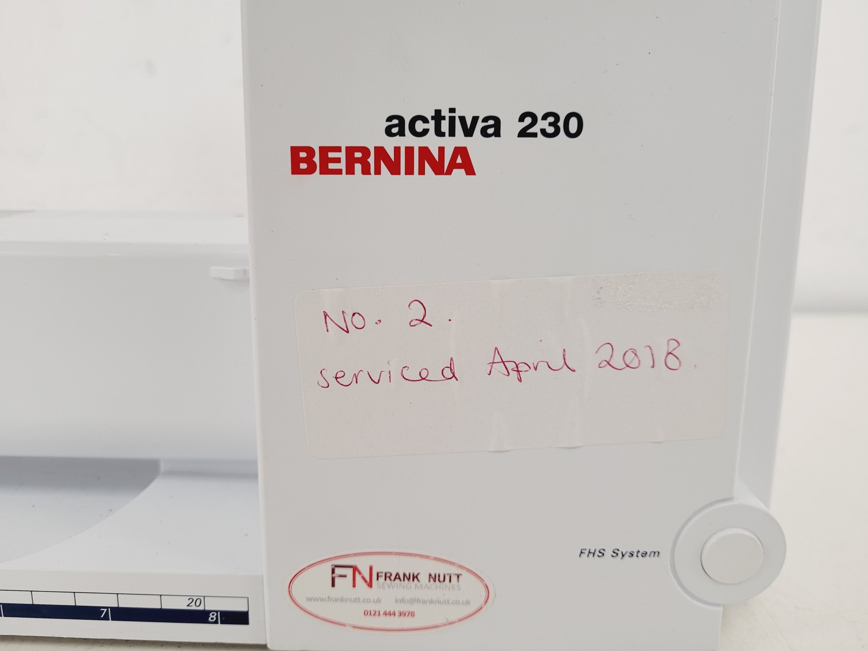 Image of Bernina Activa 230 Patchwork Edition Sewing Machine w/ Carry Bag & Accessories