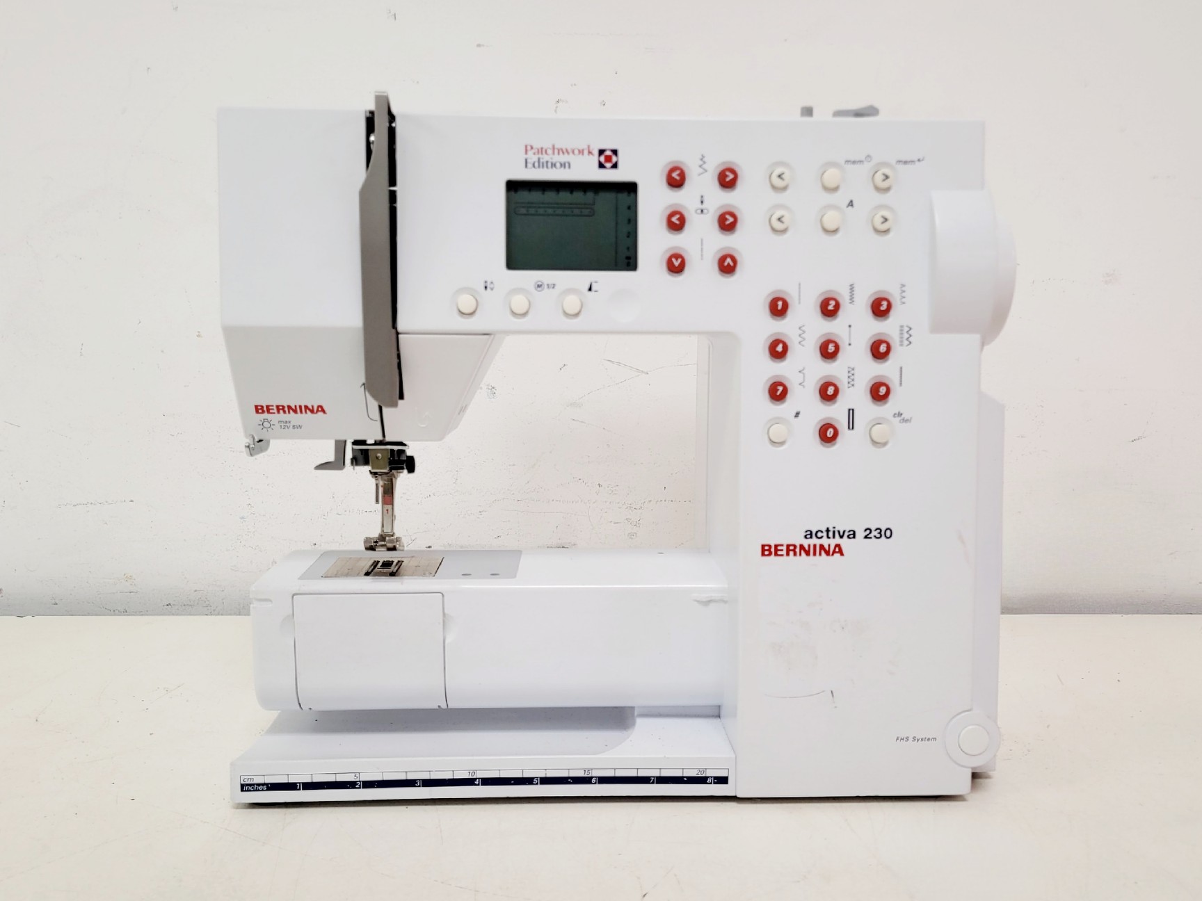 Image of Bernina Activa 230 Patchwork Edition Sewing Machine w/ Carry Bag & Accessories