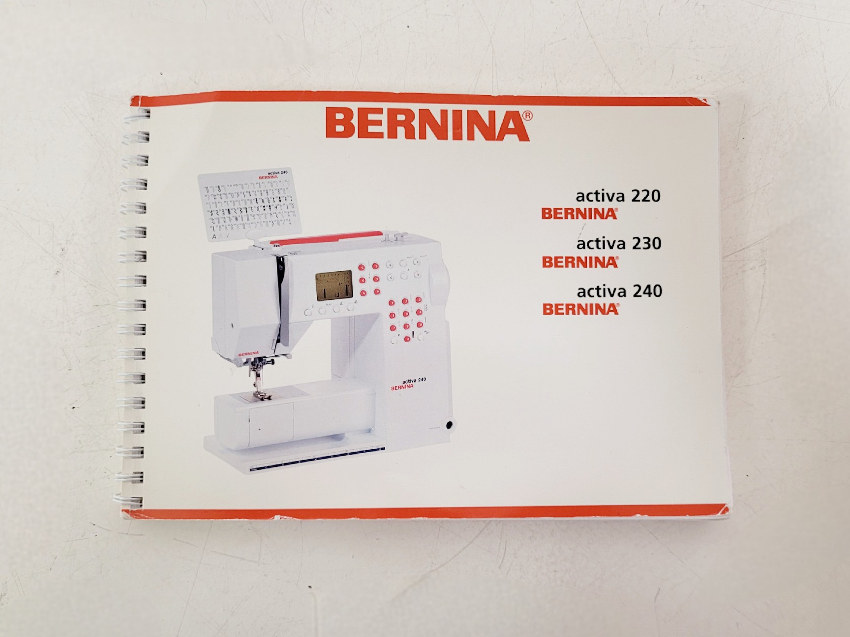 Image of Bernina Activa 230 Patchwork Edition Sewing Machine w/ Carry Bag & Accessories