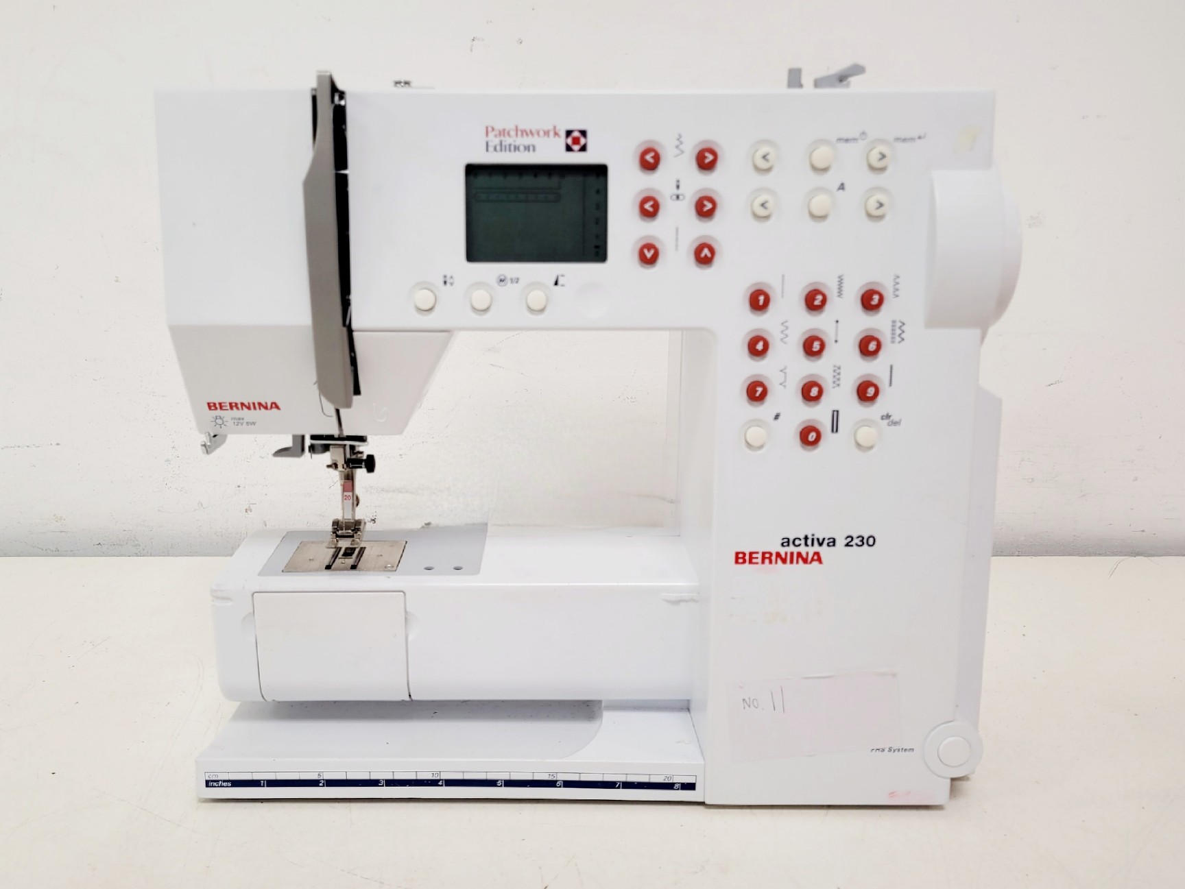 Image of Bernina Activa 230 Patchwork Edition Sewing Machine w/ Carry Bag & Accessories