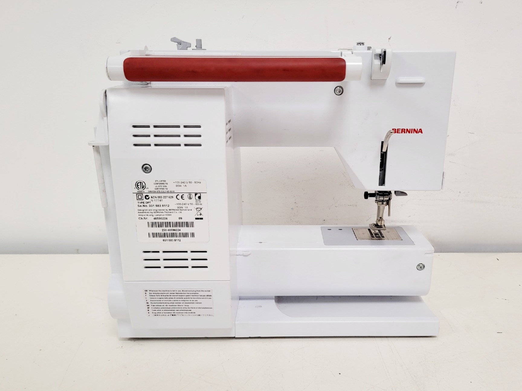 Image of Bernina Activa 230 Patchwork Edition Sewing Machine w/ Carry Bag & Accessories