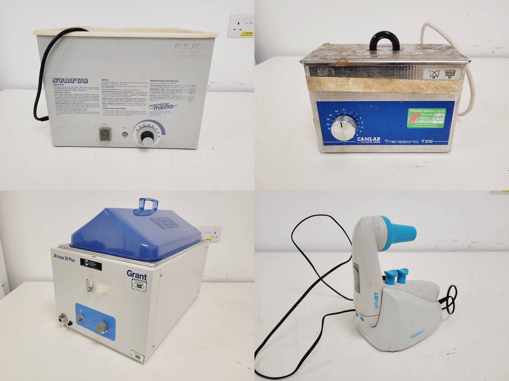 Image of Mixed Job Lot of Laboratory Equipment - Stuart, Grant, Ortec, VWR, Bio-Rad