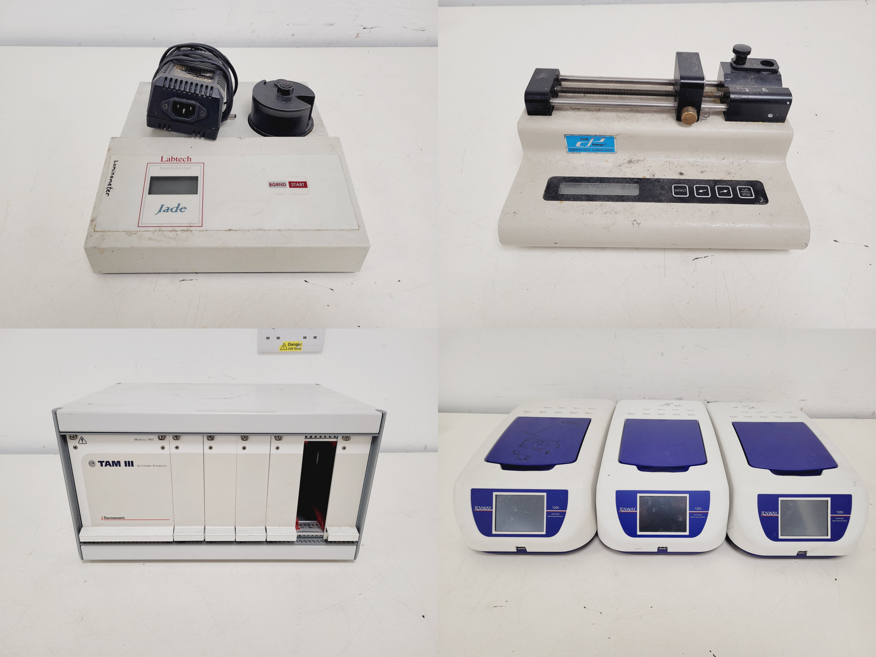 Image of Mixed Job Lot of Laboratory Equipment - Stuart, Grant, Ortec, VWR, Bio-Rad