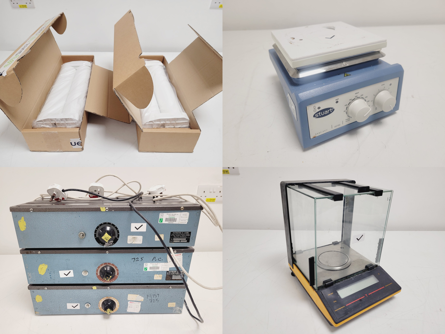 Image of Mixed Job Lot of Laboratory Equipment - Stuart, Grant, Ortec, VWR, Bio-Rad