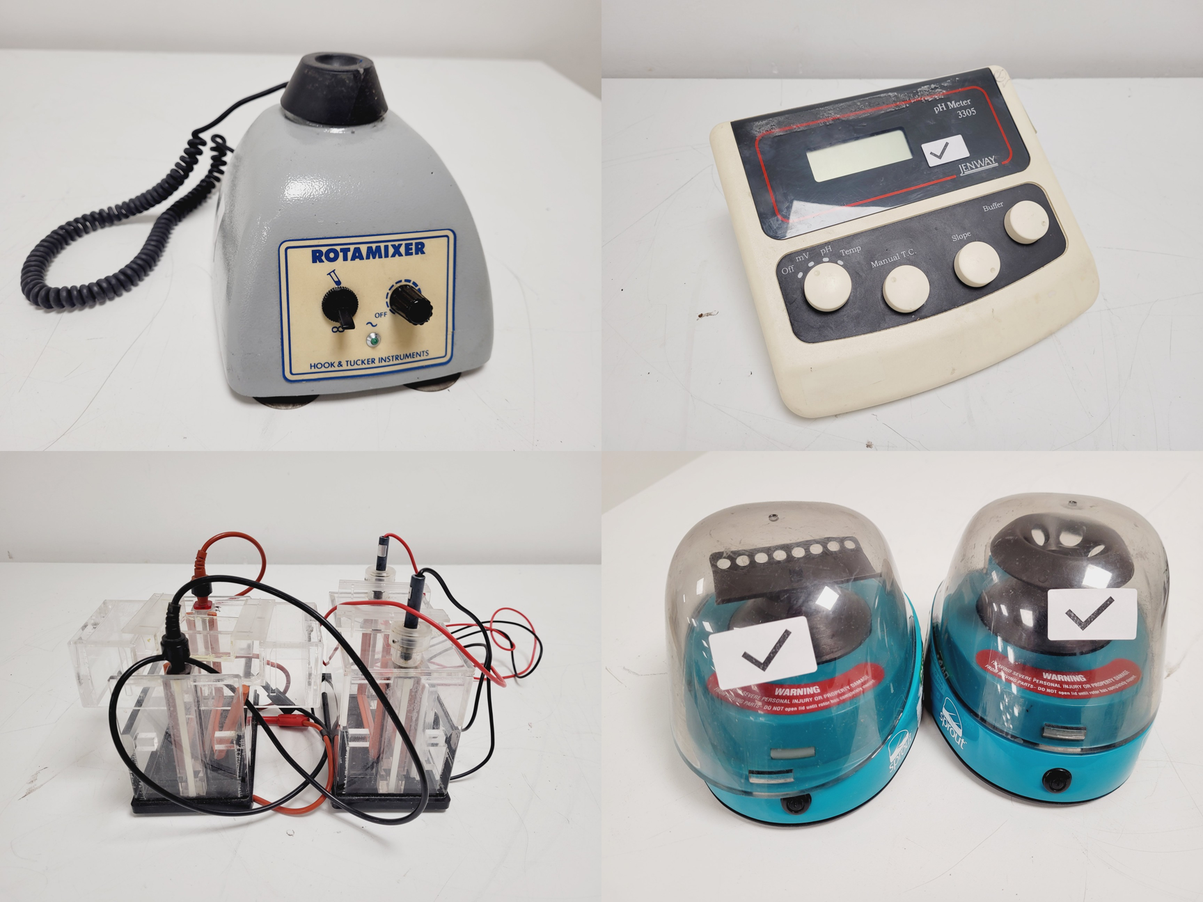 Image of Mixed Job Lot of Laboratory Equipment - Stuart, Grant, Ortec, VWR, Bio-Rad