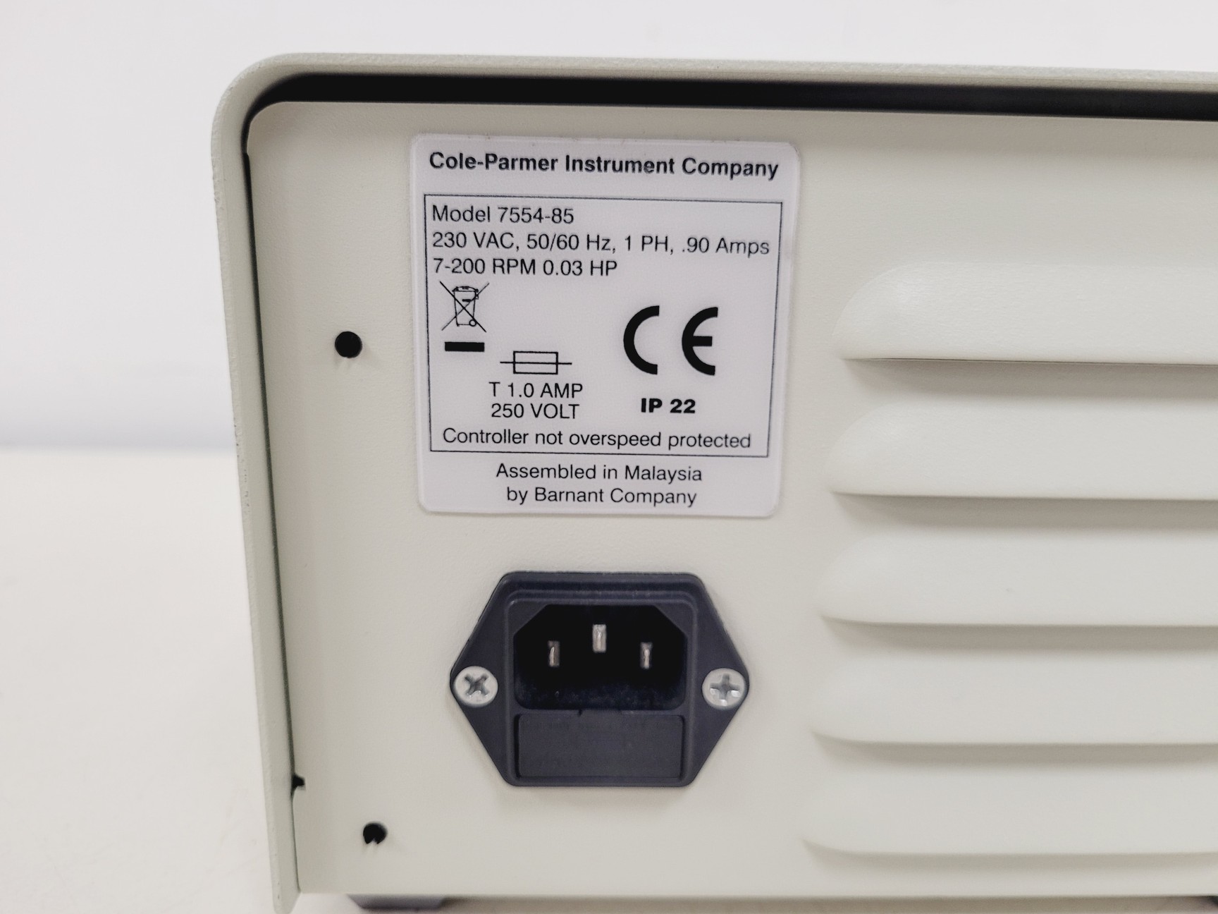 Image of Cole Parmer 7554-85 MasterFlex L/S Economy Drive Peristaltic Pump