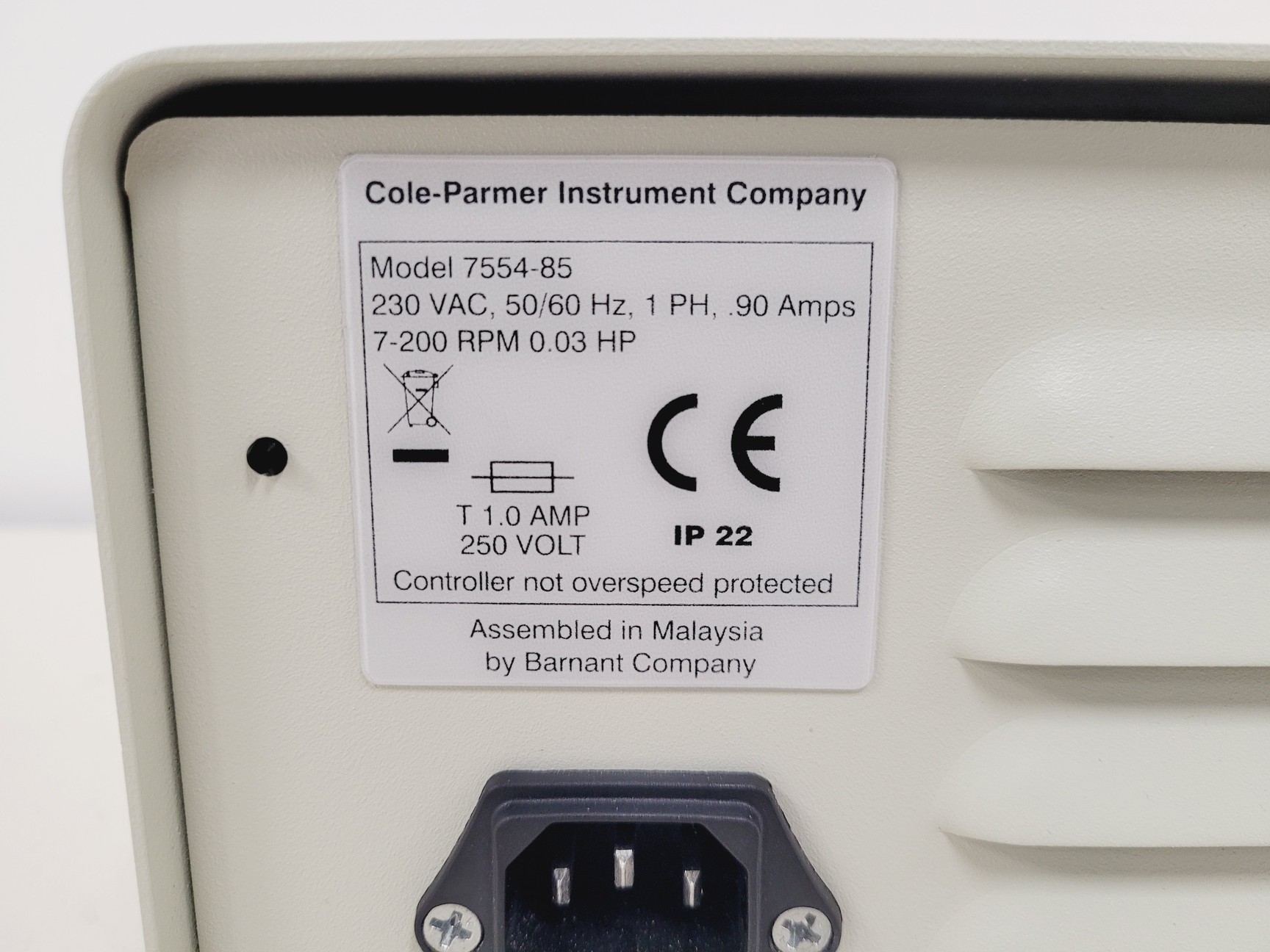 Image of Cole Parmer 7554-85 MasterFlex L/S Economy Drive Peristaltic Pump