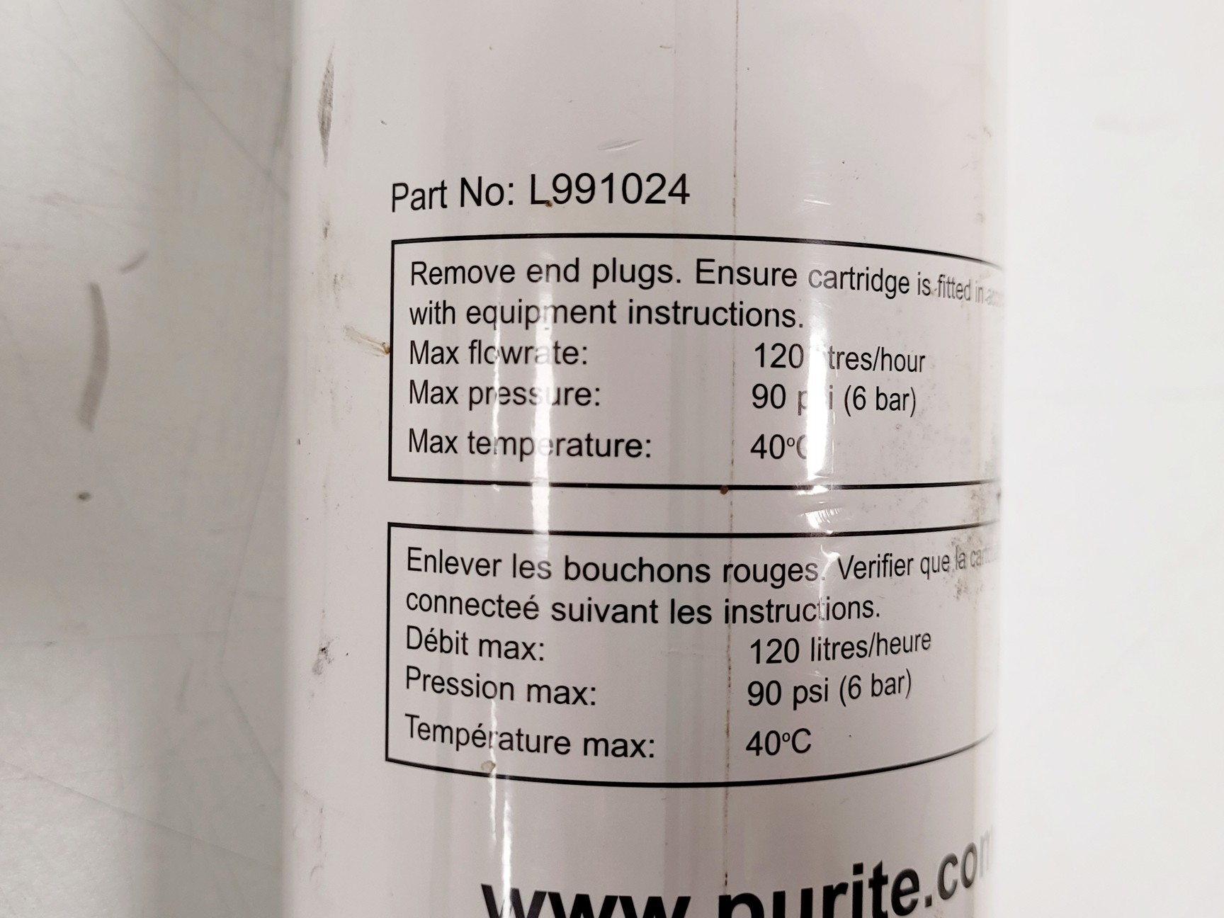 Image of Purite HP160 BP/IT L300255 Water Purification System w/ Accessories Lab