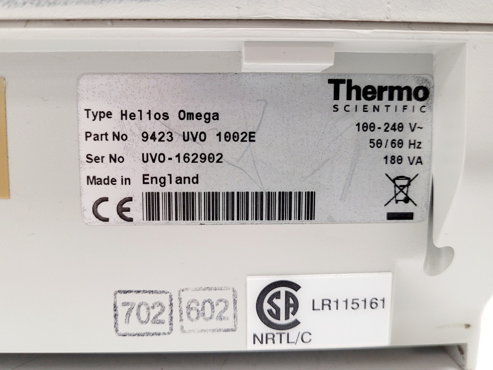 Image of Thermo Scientific Helios Omega UV-VIS Spectrophotometer Lab